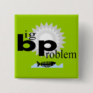 Badge Carré 5 Cm T-shirts de catastrophe de flaque d'huile