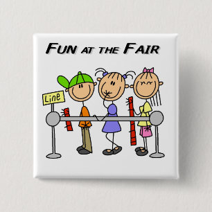 Badge Carré 5 Cm T-shirts et Cadeaux Amusants de la Fête