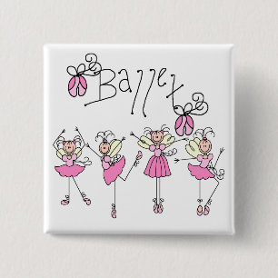 Badge Carré 5 Cm T-shirts et cadeaux de ballet