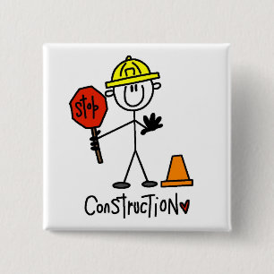 Badge Carré 5 Cm T-shirts et cadeaux de base de construction