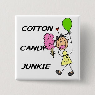 Badge Carré 5 Cm T-shirts et cadeaux de drogué de sucrerie de coto