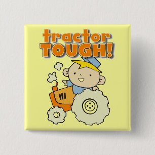 Badge Carré 5 Cm T-shirts et cadeaux durs de tracteur