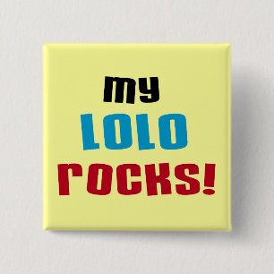 Badge Carré 5 Cm T-shirts et cadeaux My Lolo Rocks