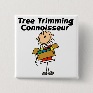 Badge Carré 5 Cm T-shirts et Cadeaux pour Expert en Taille de Arbre