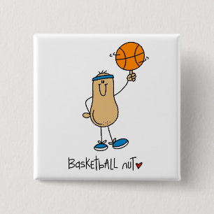 Badge Carré 5 Cm T-shirts et cadeaux pour fan de basket-ball
