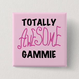 Badge Carré 5 Cm T-shirts et cadeaux roses totalement