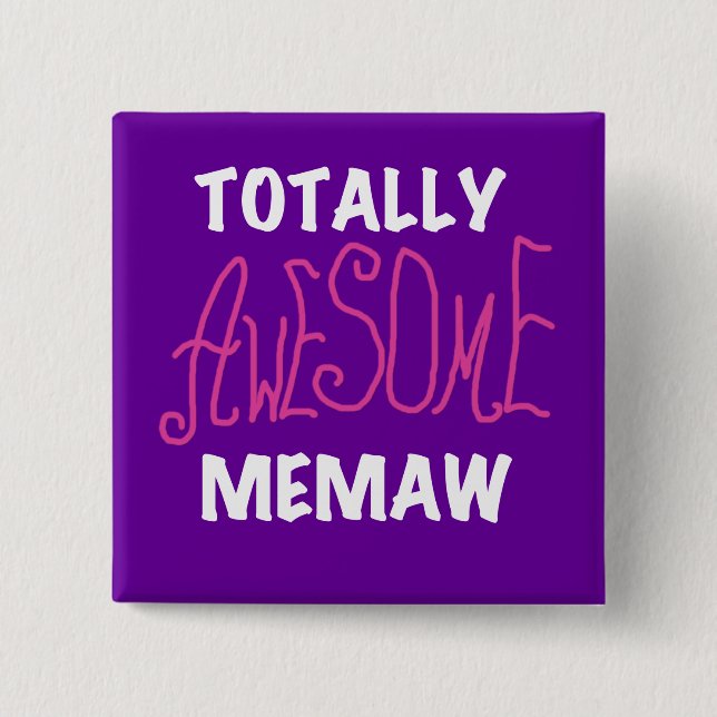 Badge Carré 5 Cm T-shirts et cadeaux roses totalement (Devant)