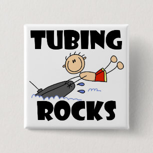 Badge Carré 5 Cm T-shirts et Cadeaux Tubing Rocks