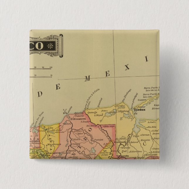 Badge Carré 5 Cm Tabasco (Devant)