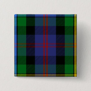 Badge Carré 5 Cm Tartan de Malcolm de clan