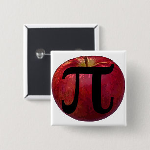 Badge Carré 5 Cm Tarte aux pommes