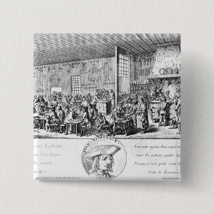 Badge Carré 5 Cm Taverne de Jean Ramponneau