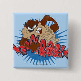Badge Carré 5 Cm TAZ™ Censuré