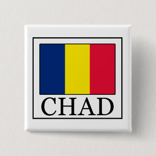 Badge Carré 5 Cm Tchad