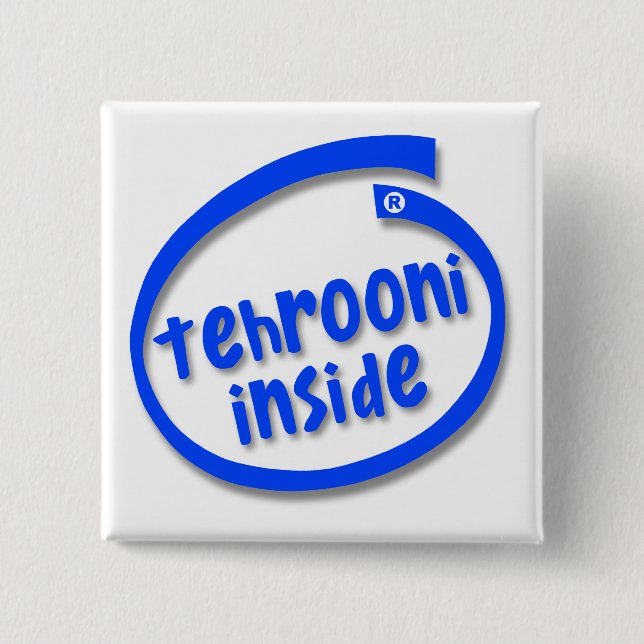 Badge Carré 5 Cm Tehrooni Inside (Devant)