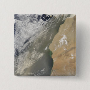 Badge Carré 5 Cm Tempête de poussière en Afrique de l'Ouest