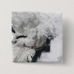 Badge Carré 5 Cm Tempête hivernale sévère