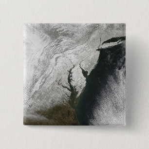 Badge Carré 5 Cm Tempête hivernale sévère 2