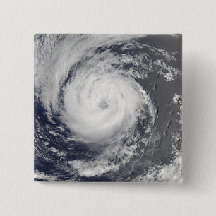 Badge Carré 5 Cm Tempête tropicale Guillermo