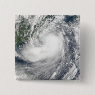 Badge Carré 5 Cm Tempête tropicale Hagupit