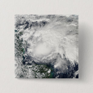 Badge Carré 5 Cm Tempête tropicale IDA en mer des Caraïbes