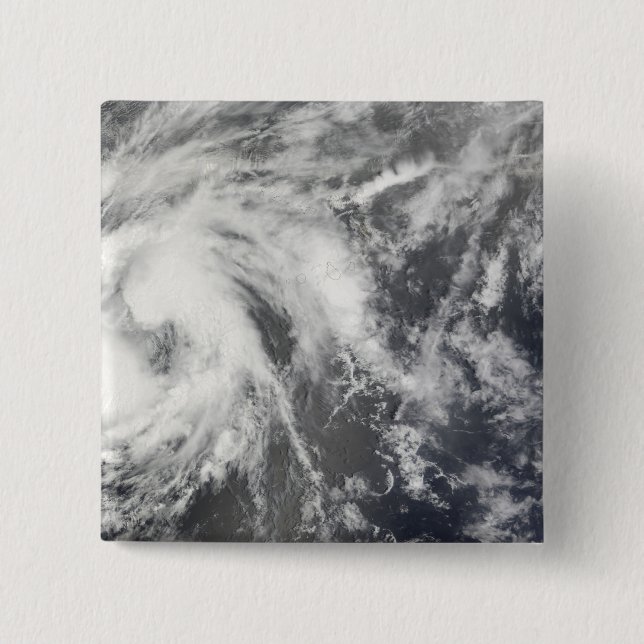 Badge Carré 5 Cm Tempête tropicale Joséphine (Devant)