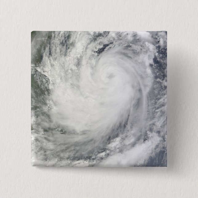 Badge Carré 5 Cm Tempête tropicale Ketsana (Devant)