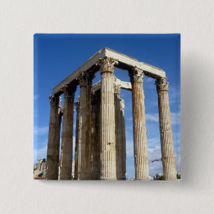 Badge Carré 5 Cm temple zeus