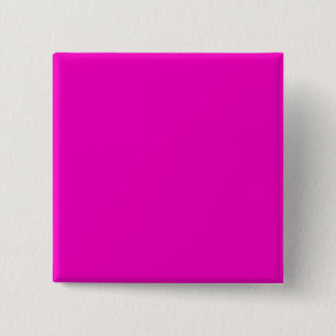 Badge Carré 5 Cm Tendance des couleurs de la mode brillante rose ch