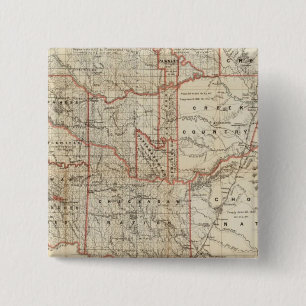 Badge Carré 5 Cm Territoire indien