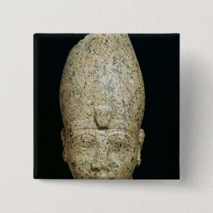 Badge Carré 5 Cm Tête de Hatshepsut