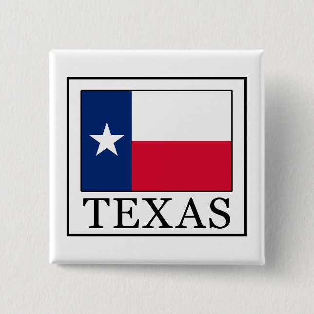 Badge Carré 5 Cm Texas (Devant)