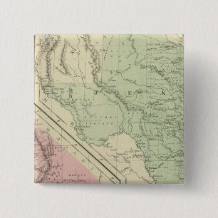 Badge Carré 5 Cm Texas, Californie