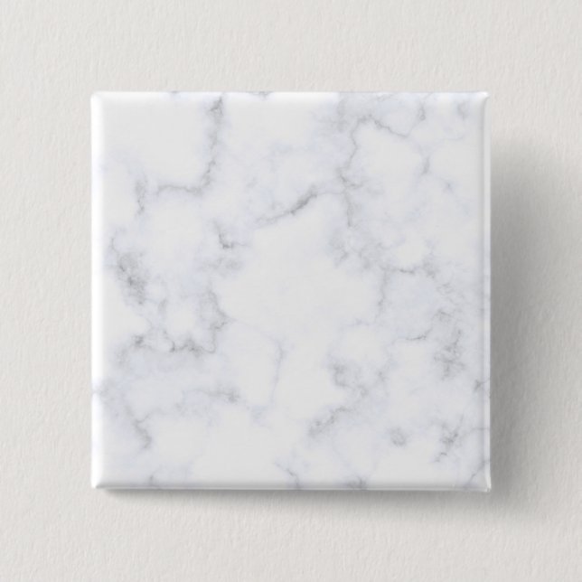 Badge Carré 5 Cm Texture Marbre blanc (Devant)