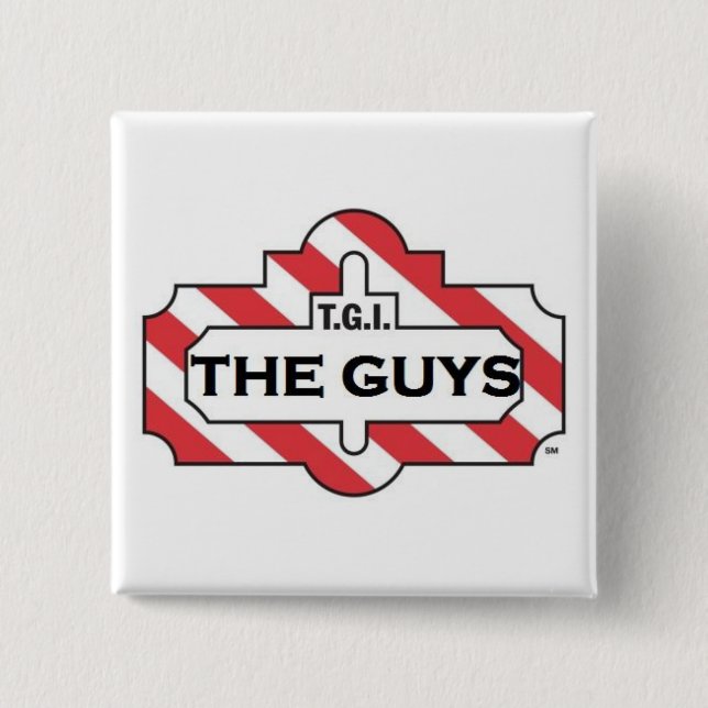 Badge Carré 5 Cm TGI l'insigne de types (Devant)