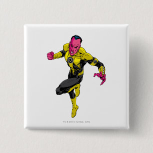 Badge Carré 5 Cm Thaal Sinestro 1