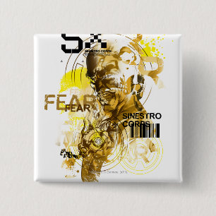 Badge Carré 5 Cm Thaal Sinestro 11