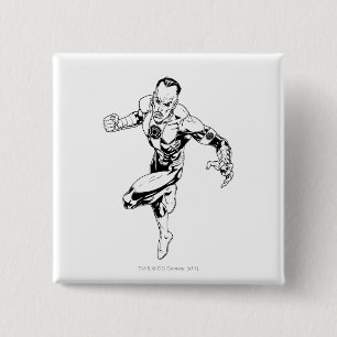 Badge Carré 5 Cm Thaal Sinestro 3