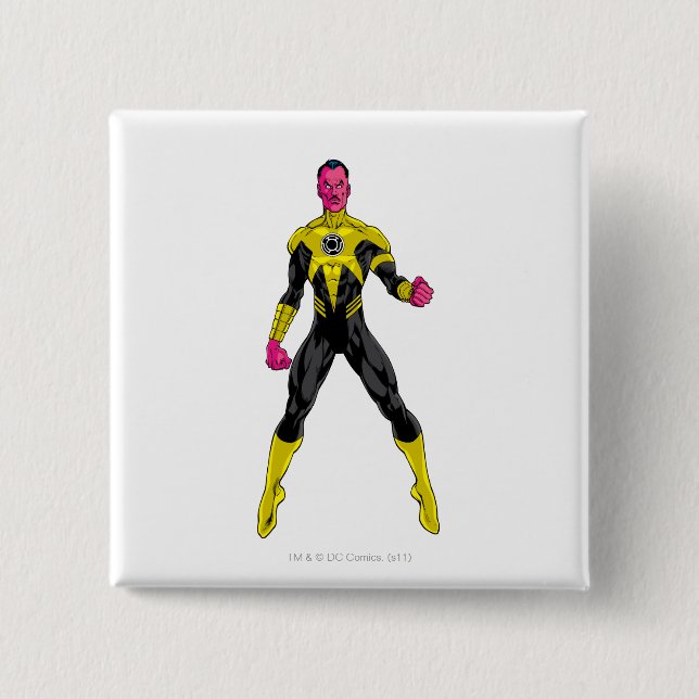 Badge Carré 5 Cm Thaal Sinestro 4 (Devant)