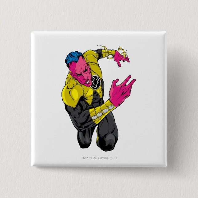 Badge Carré 5 Cm Thaal Sinestro 7 (Devant)