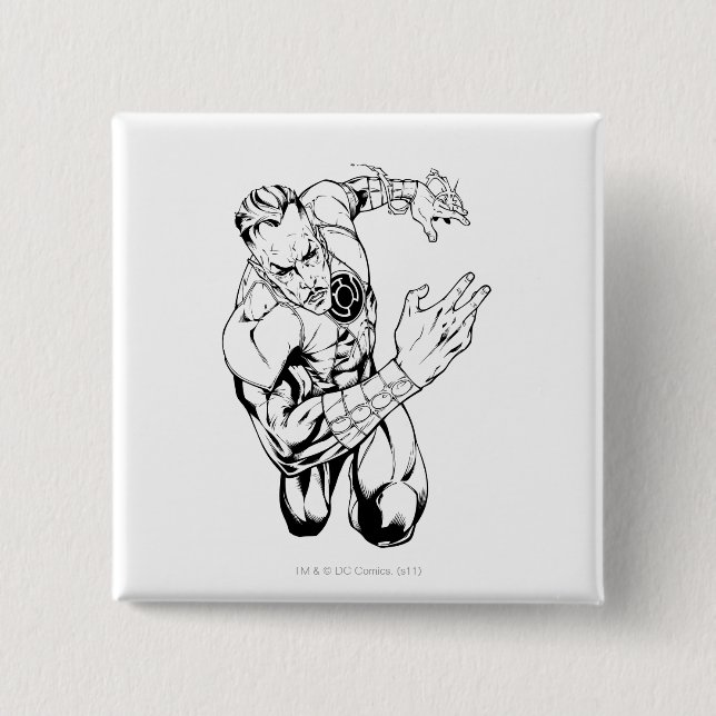 Badge Carré 5 Cm Thaal Sinestro 9 (Devant)