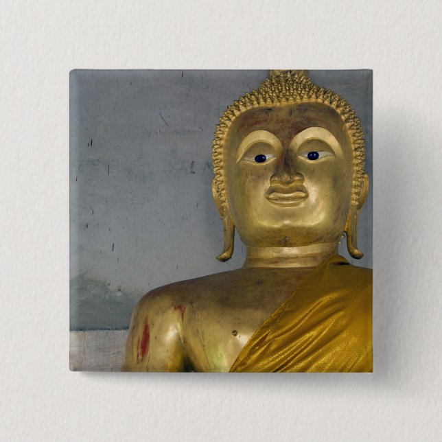Badge Carré 5 Cm Thaïlande, île de Ko Samui (alias Koh Samui). (Devant)