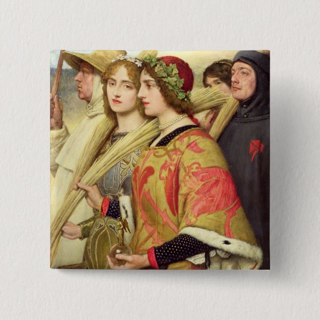 Badge Carré 5 Cm Thanksgiving (Devant)