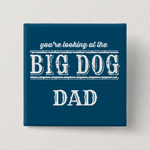 Badge Carré 5 Cm The Big Dog Button
