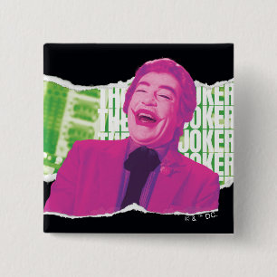 Badge Carré 5 Cm The Joker Scrapbook Laugh