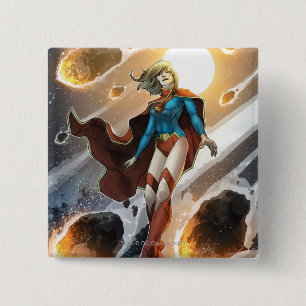 Badge Carré 5 Cm The New 52 - Supergirl #1