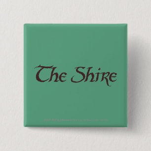 Badge Carré 5 Cm THE SHIRE™ Name Solid