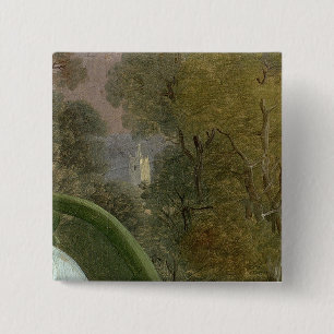 Badge Carré 5 Cm Thomas Gainsborough  Mr et Mme Andrews, c.1748-9