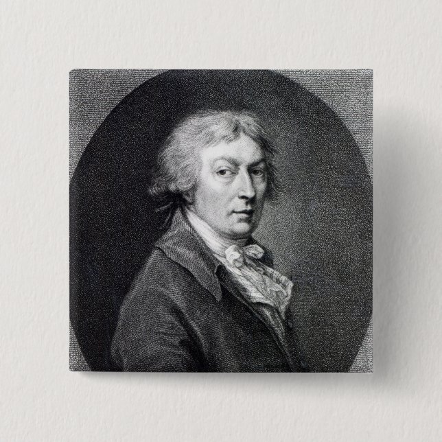 Badge Carré 5 Cm Thomas Gainsborough R.A (Devant)