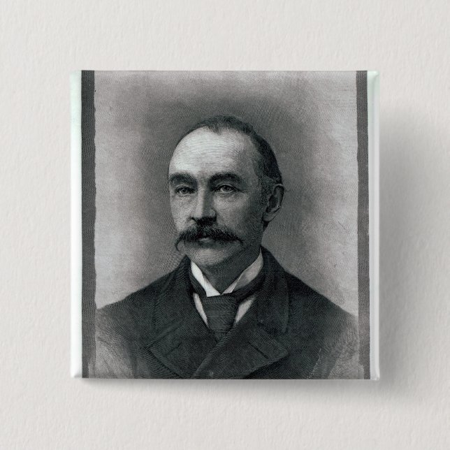 Badge Carré 5 Cm Thomas Hardy, 1892 (Devant)